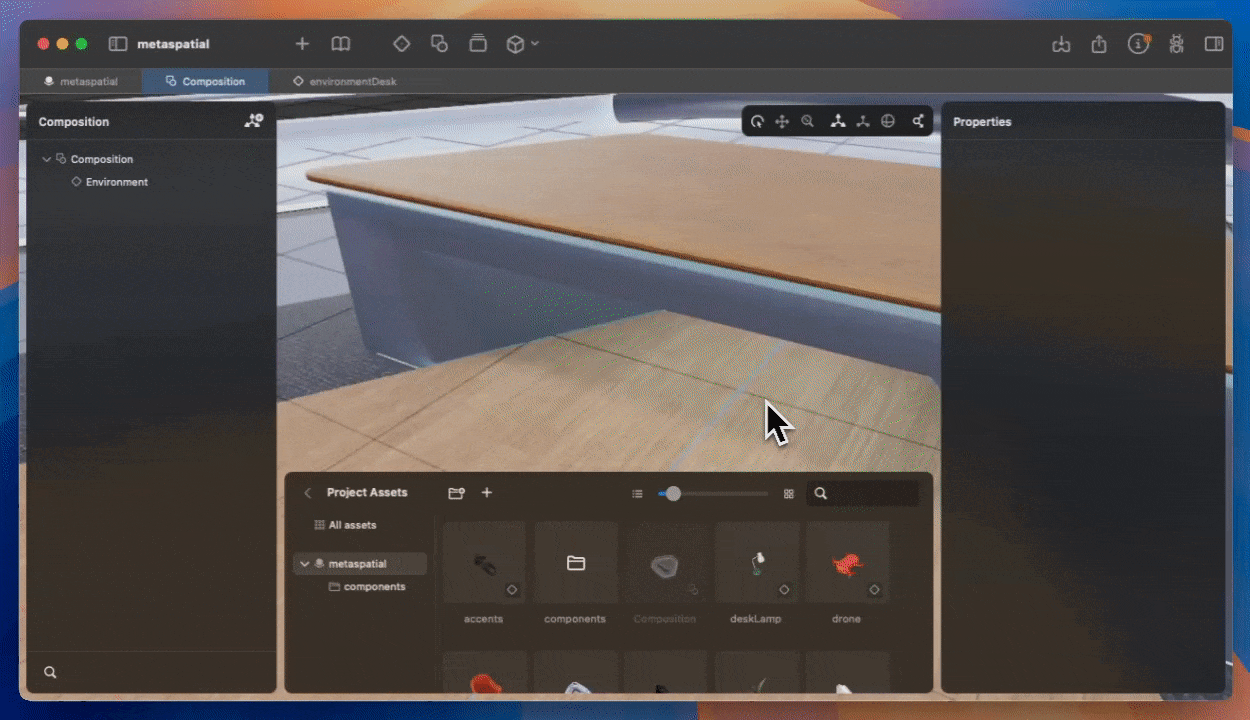 Drag and Drop Assets